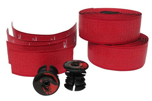 Grip - リザードスキンズ(Lizard Skins) 自転車用 バーテープ DSP Bar Tape V2 厚さ1.8mm ねじ込み式バーエンドプラグ付き クリムゾンレッド