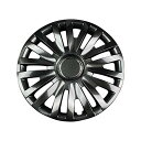 GET-PRO ホイールカバー 15インチ 1台分4枚セット (ダークガンメタ) 日産 ティーダ ホイールキャップ L063DG15-021
