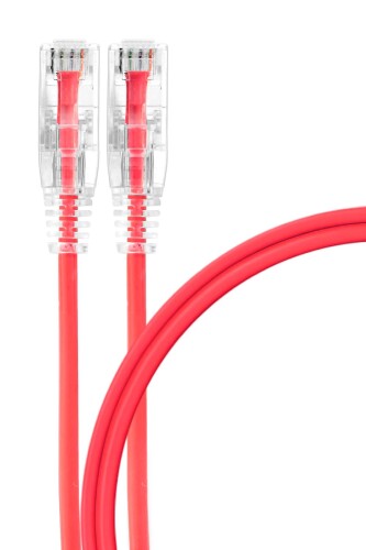 Rakuten - シズカウィル LANケーブル コネクタ Cat6A 10Gdps 高速 カテゴリー6A イーサネット インターネット ケーブル レッド 0.2m 1個入り