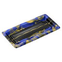 中央化学 フードパック 使い捨て 豊味 4-1 けんらん 身 50個入り 黒と青 約2.1×10.4×20.8cm 9068