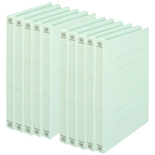 プラス フラットファイル 樹脂製とじ具 厚とじ300 A4 縦 ブルー 10冊 No.021NW 79-045×10 地球環境にやさしいカラフルなフラットファイルの厚とじ300タイプのまとめ買い向け10冊パック。 表紙は強度のある古紙パルプ再生紙を使用し、丈夫で使いやすさも抜群。また、とじ具は100%再生ポリプロピレン(PP)製の薄型とじ具でクリーン焼却できる素材です。 表紙とじしろ部の金属ステッチをなくした、のりによる接着式のファイルです。背表紙の浮きもなく、すっきりと収納できます。また、針の取り外しがなく、とじ具を外すだけで簡単・分別廃棄が可能です。 2穴のとじ具は、3つ山ストッパーを採用し、ずれることなくしっかりファイルします。 縦307×横230×背幅28mm / 2穴 / 穴間隔:80mm / 収容枚数:300枚 / 表紙:ファイルカード紙(古紙パルプ再生紙) / とじ具:100%再生ポリプロピレン(PP) / 入り数:10冊 / グリーン購入法適合商品 / エコマーク認定商品 地球環境にやさしいカラフルでスリムなフラットファイル。 表紙とじしろ部の金属ステッチをなくした、のりによる接着式のファイルのため、背表紙の浮きもなく、すっきりと収納できます。 また、2穴のとじ具は、とじ具に3つ山ストッパーを採用し、背幅に応じて書類をしっかり保持します。 廃棄の場合は、針の取り外しの必要がなく、クリーンの焼却できる再生ポリプロピレンのとじ具を外すだけで簡単に分別廃棄が可能です。 表紙は強度のある古紙パルプ再生紙を使用。丈夫で使いやすさも抜群です。 【製品の仕様】 1 縦307×横230×背幅28 mm 2 穴間隔:80 mm (2穴) 3 収容枚数:300枚 4 表紙:ファイルカード紙(古紙パルプ再生紙) 5 とじ具:100%再生ポリプロピレン(PP) 6 グリーン購入法適合商品 7 エコマーク認定商品 商品コード20069890801商品名プラス フラットファイル 樹脂製とじ具 厚とじ300 A4 縦 ブルー 10冊 No.021NW 79-045&times;10型番No.021NWサイズA4縦カラーブルー※他モールでも併売しているため、タイミングによって在庫切れの可能性がございます。その際は、別途ご連絡させていただきます。※他モールでも併売しているため、タイミングによって在庫切れの可能性がございます。その際は、別途ご連絡させていただきます。