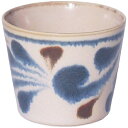 アワサカ Brush Blue - 筆青 - 唐草 ソバチョコカップ