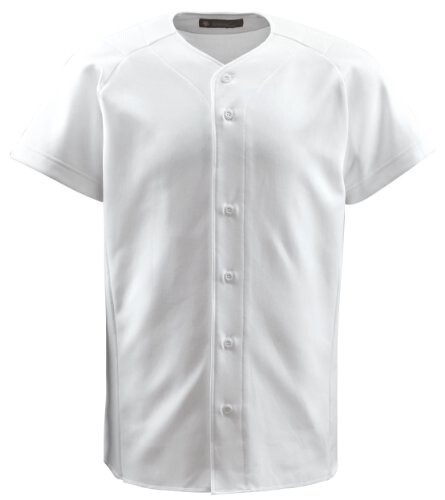 DESCENTE(デサント) 野球 ユニフォーム フルオープンシャツ Sホワイト Sサイズ DB1011