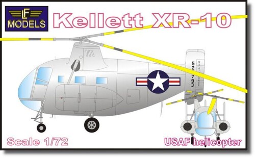 LFモデル 1/72 ケレット XR-10 試作軍用ヘリコプター レジンキット LFM72100 (飛行機)