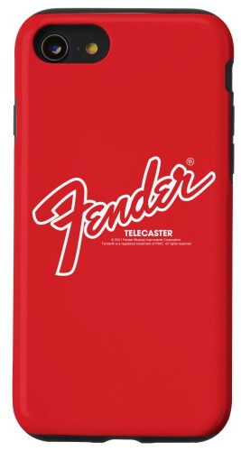Fender Telecaster White Iconic Big Logo スマホケース iPhone SE (2020) / 7 / 8 用