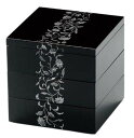 J-kitchens 重箱 日本製 アールデコ 5.5寸三段溜 (1本) 16.5cm 容器