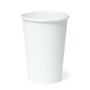 サンナップ 日本製 紙コップ Mサイズ 400ml 13.3oz 50個 厚紙 使い捨て 使用シーンを選ばない白無地仕様 内面ポリエチレンラミネート加工 テイクアウトに最適 SMT-400 ムジ