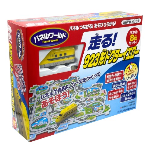 増田屋コーポレーション パネルワールド 走る923形 ドクターイエロー おもちゃ のりもの 男社 3歳 電池使用 480-1745 パネルをつないで電車を走らせる｢パネルワールド｣シリーズに新幹線のお医者さん｢923形ドクターイエロー｣が登場です。 パネルを組み合わせて作ったレールの上を電車がちょこまかとユーモラスに走ります。 セット内容:車両(923形)×1、コースパネル×8枚 / 対象年齢:3歳以上 単4乾電池1本使用(別売) JR東海承認済み・JR西日本商品化許諾済み 商品紹介 パネルをつないで電車を走らせる｢パネルワールド｣シリーズに新幹線のお医者さん｢923形ドクターイエロー｣が登場です。 パネルを組み合わせて作ったレールの上を電車がちょこまかとユーモラスに走ります。 セット内容:車両(923形)×1、コースパネル×8枚 対象年齢:3歳以上 単4乾電池1本使用(別売) JR東海承認済み ■JR西日本商品化許諾済み 安全警告 3歳未満のお子様には与えないでください。 商品コード20082008824商品名増田屋コーポレーション パネルワールド 走る923形 ドクターイエロー おもちゃ のりもの 男社 3歳 電池使用 480-1745型番480-1745※他モールでも併売しているため、タイミングによって在庫切れの可能性がございます。その際は、別途ご連絡させていただきます。※他モールでも併売しているため、タイミングによって在庫切れの可能性がございます。その際は、別途ご連絡させていただきます。