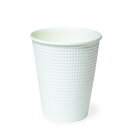 サンナップ 日本製 紙コップ 50個入 260ml 8.6oz エンボス 使い捨て 使用シーンを選ばない白無地仕様 手に伝わる熱を軽減するエンボス加工 内面ポリエチレンラミネート加工 普段使い テイ