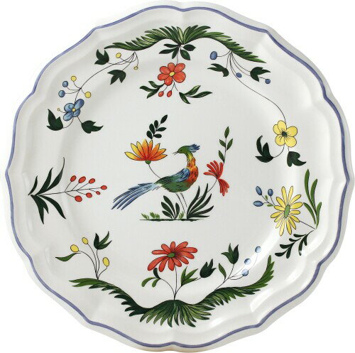 ジアン(GIEN) オワゾパラディ(OISEAUX DE PARADIS) 中皿 ディナープレート 直径26×3cm 0111B6A4