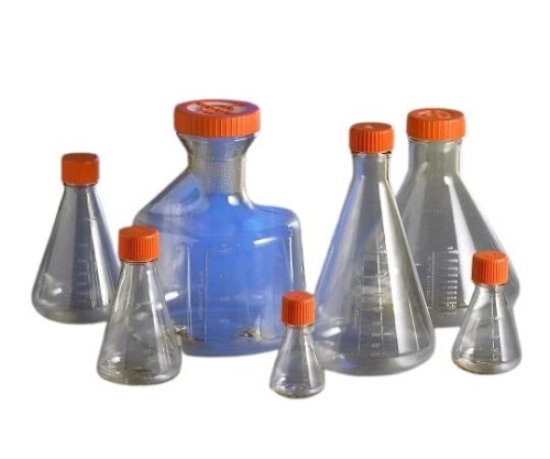 Corning Falcon 三角フラスコ バッフル無し 250mL 50個入 431144