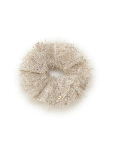 Hair Rubber Band - (ミラオーウェン) フェザーボリュームシュシュ 09WGG255548 レディース BEG Free Size
