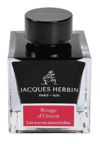 Rakuten - エルバン ジャックエルバン エッセンシャルインク 50ml 『東のレッド』万年筆/ガラスペン・つけペン用 HERBIN hbj13169