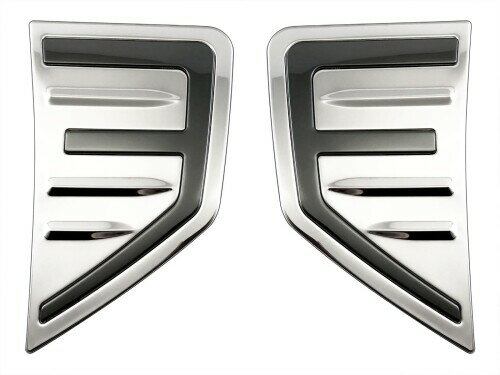 BRIGHTZ インプレッサ GU 超鏡面ステンレスメッキフェンダーダクトパネル 2PC GU6 GU7 GUD GUE
