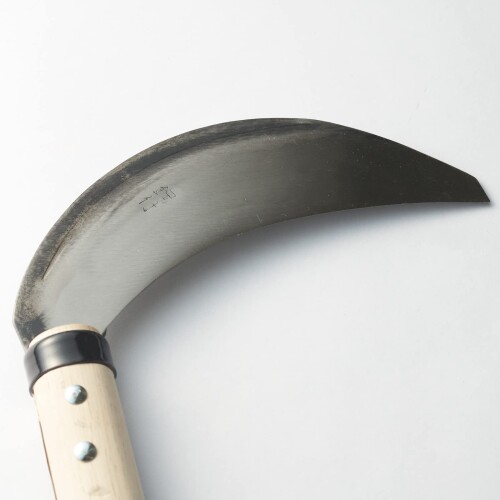 吉利 三日月鎌 厚 180mm 国産 日本製 雑木・小枝・小竹などの枝払い、木刈り用