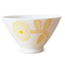 J-kitchens 勲山窯 茶碗 11cm 波佐見焼 日本製 ダリア イエロー