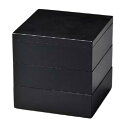 J-kitchens 重箱 日本製 5.5寸重箱 マットブラック (1本) 16.5cm 御節