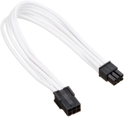 SilverStone製 PSU汎用延長スリーブモジュラーケーブル SST-PP07-IDE6W(ホワイト)(2.0)