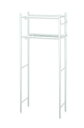 ミズムジャパン 洗濯機ラック ランドリー MISM 伸縮式洗濯機棚 ホワイト CTN-102-W 高さ155cm