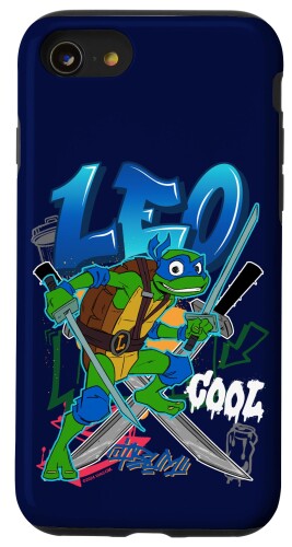 Tales of the Teenage Mutant Ninja Turtles Leo Cool Logo スマホケース iPhone SE (2020) / 7 / 8 用