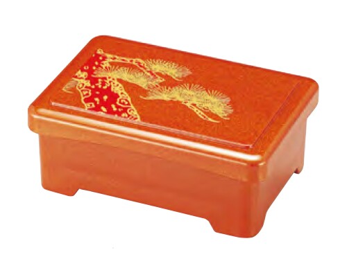 Rakuten - 割烹漆器 若泉漆器 うなぎ重 D.X.長手重 梨地赤松内朱塗 1-568-1