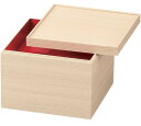 J-kitchens 日本製 重箱 3段 5.5寸 良木 紙 司白木 16.5cm x 16.5cm x 16.1cm