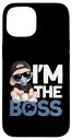 iPhone 15 ベイビー・ボス「アイム・ザ・ボス」ライク・ア・ボス・キッズ スマホケース