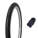 シンコー 26インチ 自転車 タイヤ 1.2mm肉厚チューブ セット 電動アシスト自転車向けタイヤ 26×1.75 ブラック H/E SR024 60036