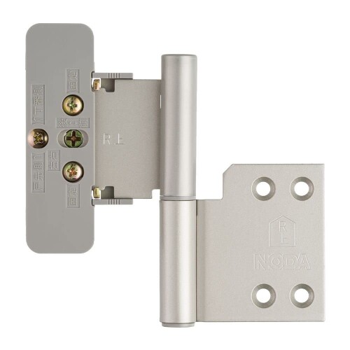 ノダ NODA カナエル 内装ドア用 ドアクローザ用補強丁番 塗装シルバー MP-DS22PSR R(右開き)