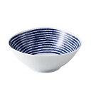 波佐見焼 ボウル 皿 変形小付 約10cm 藍染駒筋 日本製 33008
