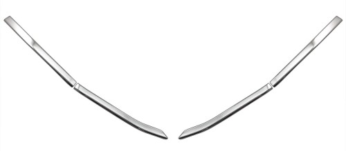 BRIGHTZ エルグランド E52 中期 後期 超鏡面ステンレスメッキフロントバンパーコーナーモール 4PC PE52 PNE52 TE52 TNE52 PE PNE TE TNE 52
