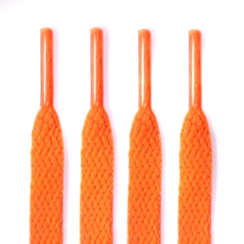 Flat 59 inches+ - (アラタ) 靴ひも fo160 蛍光レッド 160cm