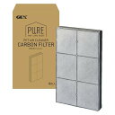 ジェックス AIR CLEANER 活性炭フィルター 4枚入 たっぷりの活性炭と重曹・セラミックボールで消臭 PURE PET AIR CLEANER