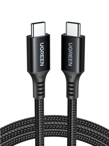 UGREEN USB Type Cケーブル ナイロン編組 E-markerチップ内蔵 高速データ転送 Galaxy S24/iPhone 15/iPad/MacBook/Switch等タイプCデバイスに適用-3m