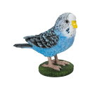 ウービア 揺れる青いセキセイインコ 12.5×5.7×10cm 人形 フィギュア 置き物 アニマル 動物 ガーデン 装飾 鳥 H20261-1