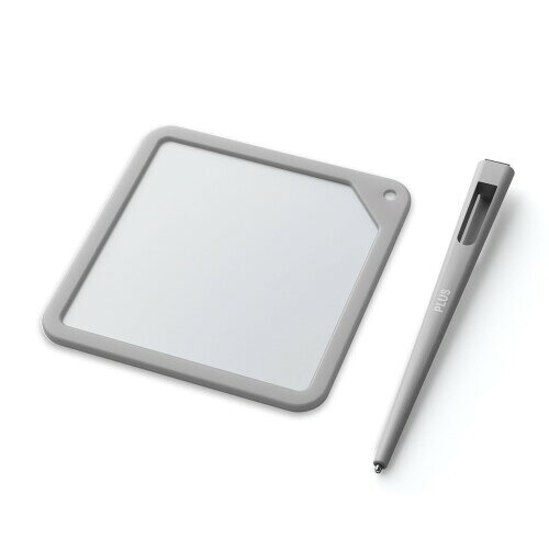 プラス メモパッド ノート メモ帳 繰り返し エコ文具 ペーパーレス ビジネス カイテ Kaiteメモ 90 × 90? グレー? KM-0909A-GY? 538-257?(3.0)