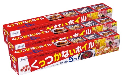 アルファミック アルミホイル 料理好き くっつかないホイル 25cm×5m