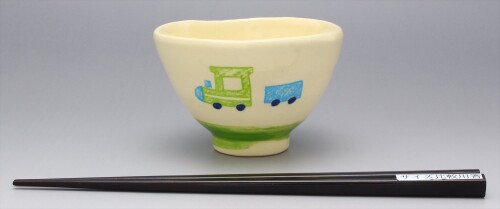 窯元SOUSEN 中皿 白 セット箱入 瀬戸焼 食器ギフトセット 乗り物(汽車・バス)柄 5点入 mannishboy-24565621 マニッシュボーイ サンプル画像3