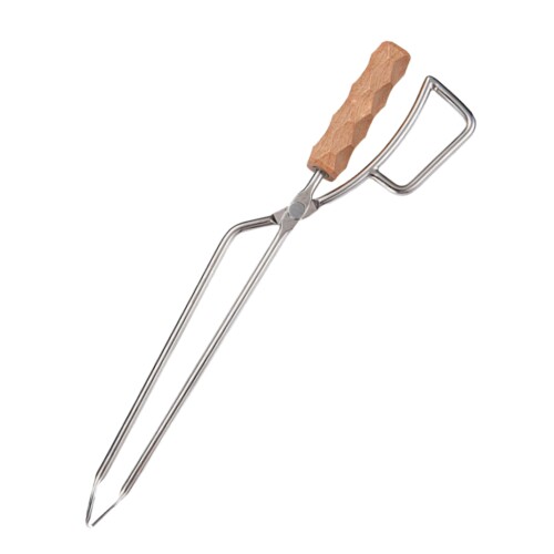 RODGERS RGOD-TONGS-SV 薪ばさみ ファイヤープレーストング 炭ばさみ BBQトング バーベキュー用 暖炉器具 キャンプ道具 ステンレス 火ばさみ 火鋏