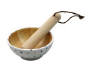 クラフトマンハウス いろは ミニ すり鉢(すり棒付) サイズ:高さ4.5×直経10.5cm