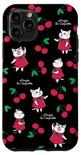 アンジー・ラ・コケット／麗しのアンジー さくらんぼ スマホケース iPhone 11 Pro 用