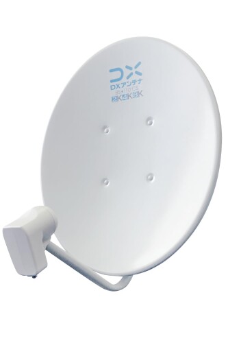 DXアンテナ bsアンテナ BS・110度CSアンテナセット 45形 2K 4K 8K(3224MHz)対応 簡単に組み立て EC-PA45 4K8K衛星放送(3224MHz)対応の、BS・110度CS放送を受信する家庭用45形パラボラアンテナです。 マウント金具の表面処理は、耐候性にも優れた塗装仕様。 品名 45形BS ■110度CSアンテナ 型番 EC-PA45 アンテナ有効径(cm) 45 受信周波数(GHz) 11.71~12.75/11.73~12.73 局部発振周波数(GHz) 10.678/9.505 コンバーター出力周波数(MHz) 1032~2072/2224~3224 受信偏波 右旋円偏波/左旋円偏波 アンテナ利得(dB) BS(右旋 ■左旋):33.9(標準)、CS(右旋 ■左旋):34.3(標準) コンバーター利得(dB) 53(標準) 性能指数(G/T)(dB/K) BS(右旋 ■左旋):14.8(標準)、CS(右旋 ■左旋):15.2(標準) コンバーター雑音指数(dB) 0.45(標準) コンバーター局部発振位相雑音(dB/Hz) -55以下(1kHzオフセット)、-73以下(5kHzオフセット)、-83以下(10kHzオフセット) コンバーター電源(V) DC13.2~16.5(ケーブル重畳) コンバーター消費電力(W) 2.4以下(DC15V入力時) コンバーター出力インピーダンス([オーム]) 75(F形) 受風面積(m2) 0.2 耐風速(m/s) 受信可能風速20、復元可能風速50、破壊風速60 上下角調整範囲(度) 23~68(中間取付時23~56) 適合マスト径(mm) [ファイ]25~49 質量(kg) 1.4 備考 ※コンバーター電源の規格は、コンバーター出力端子に必要な電源電圧です。 商品コード20076202892商品名DXアンテナ bsアンテナ BS・110度CSアンテナセット 45形 2K 4K 8K(3224MHz)対応 簡単に組み立て EC-PA45型番EC-PA45サイズ45形カラーホワイト※他モールでも併売しているため、タイミングによって在庫切れの可能性がございます。その際は、別途ご連絡させていただきます。※他モールでも併売しているため、タイミングによって在庫切れの可能性がございます。その際は、別途ご連絡させていただきます。