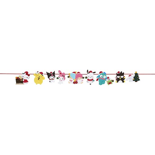 サンリオ(SANRIO) クリスマスカード メッセージカード クリスマス サンリオキャラクターズ壁飾り JX 59-5 242616の商品画像