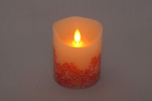 ニホンローソク LEDキャンドル 灯ととなり 桜 7.5×7.5×8.5cm