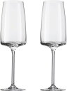Zwiesel Glas ZWIESEL(ツヴィーゼル) シャンパングラス スパークリンググラス ヴィヴィッド・センス 軽やかで溌剌とした 発泡ポイント付き 3...