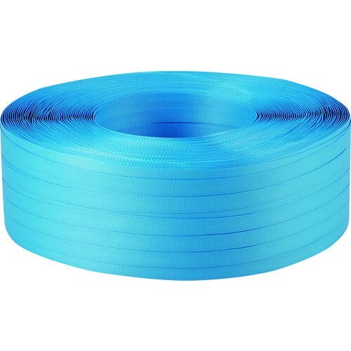 TRUSCO(トラスコ) 手締用PPバンド 15.5mm×1000m巻 青 TPP-155-B × 2