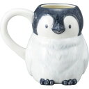 かわいい食器 マグカップ ペンギン ダイカット 動物 食器 約340ml
