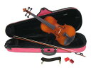 カルロジョルダーノ バイオリンセット VS-1C 1/10 ピンクケース カルロジョルダーノのバイオリンは全国のバイオリン教室でも多数採用されており、このVS-1も入門用として人気の高いモデルです。 ・ 明るい音色・ 豊かな音量・ 音が鳴らしやすく 初心者にオススメ! カルロ・ジョルダーノの全商品は、経験豊富な職人により1本1本丁寧に調整されております。 また、ご購入後も末長く演奏をお楽しみいただくため、万全のサポート体制を整えております。 ケースは黒、ピンク、水色、青、オレンジの5色からお好きな色をお選びいただけます。リュック式や肩掛けも可能で、軽量で持ち運びしやすくなっております。 ドイツ製スチール弦、ゴールドブロカットを標準装備。本格的なバイオリンの音色が楽しめます。 説明 サイズ : 4/4, 3/4, 1/2, 1/4, 1/8, 1/10, 1/16 表板 : スプルース 裏板、側板、ネック : メイプル 指板 : エボニー 糸巻き : エボニー 弦 : VNS-260 (1/10, 1/16 サイズのみゴールドブロカット) あご当て : 黒塗りハードウッド テールピース : 4アジャスタータイプ 付属品 : ケース、弓、ロージン、肩当て 商品コード20063900904商品名カルロジョルダーノ バイオリンセット VS-1C 1/10 ピンクケース型番VS-1C　1/10　DPKサイズ1/10カラーぴんく※他モールでも併売しているため、タイミングによって在庫切れの可能性がございます。その際は、別途ご連絡させていただきます。※他モールでも併売しているため、タイミングによって在庫切れの可能性がございます。その際は、別途ご連絡させていただきます。