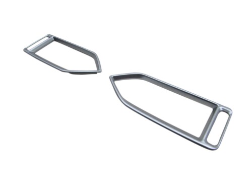 BRIGHTZ CX-5 KF フロントサイドエアコンリング 2PC サテンシルバー インテリアパネル KFEP KF2P KF5P KFE KF2 KF5 FP 2P 5P CX-5 CX5 C X 5 27630