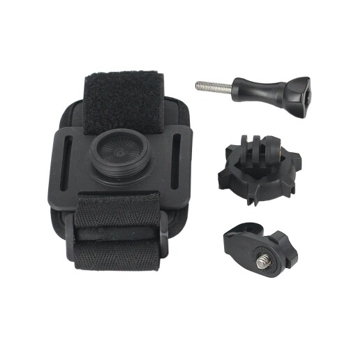 REC-MOUNTS 回転式 マルチマウント タイプ1 Rotary Multi Mount for JVC アディクション スポーツカム用 手首・ショルダー・リュックなどに (JV-56T1CN)